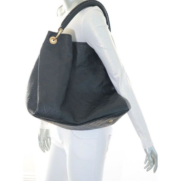 Louis Vuitton Artsy MM Black Monogram Empreinte Leather Hobo Bag - Picture 1 of 6